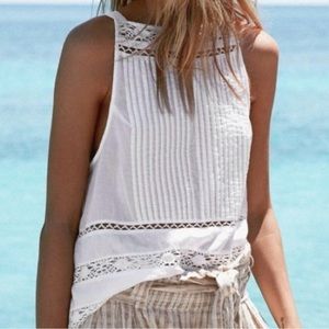 Free People Tank with Button Back